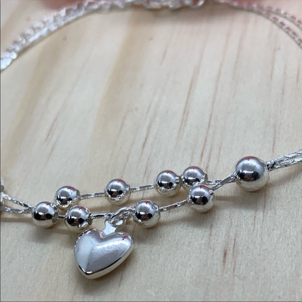 🌟 Dainty Anklet Chain Sterling Silver 925 - Picture 4 of 4